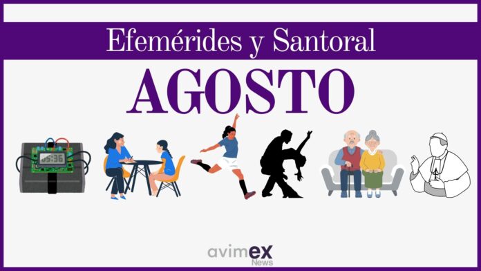Efemérides y Santoral Agosto (1)