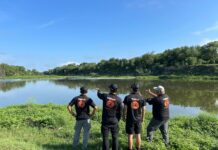 Realizan búsqueda de persona que cayó al río en el municipio de Cadereyta