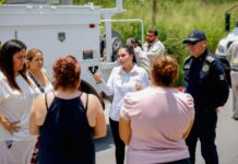 Supervisa Mónica Oyervides avances en el restablecimiento de la energía eléctrica en Juárez