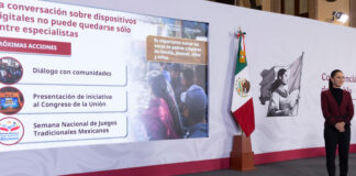 Presidenta anuncia foros para crear propuesta de regulación del uso de plataformas digitales y redes sociales