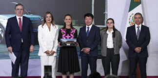 Presidenta destaca inversión de Kia de 649 mdd para producción de vehículo eléctrico; muestra la confianza en el país