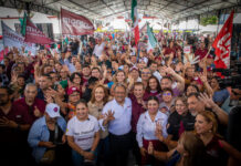 Muestran junto a Mijes en Escobedo unidad y fuerza territorial