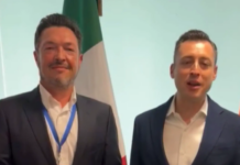 Luis Donaldo Colosio presenta a Próspero Ibarra como vocero de MC en Sonora