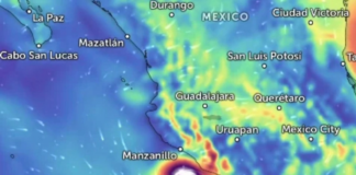 Alerta en México por embate combinado del huracán «Trudy» y el Frente Frío 2