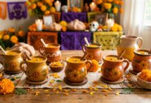 Atole de cempasúchil: el tesoro gastronómico que perfuma las ofrendas del Día de Muertos